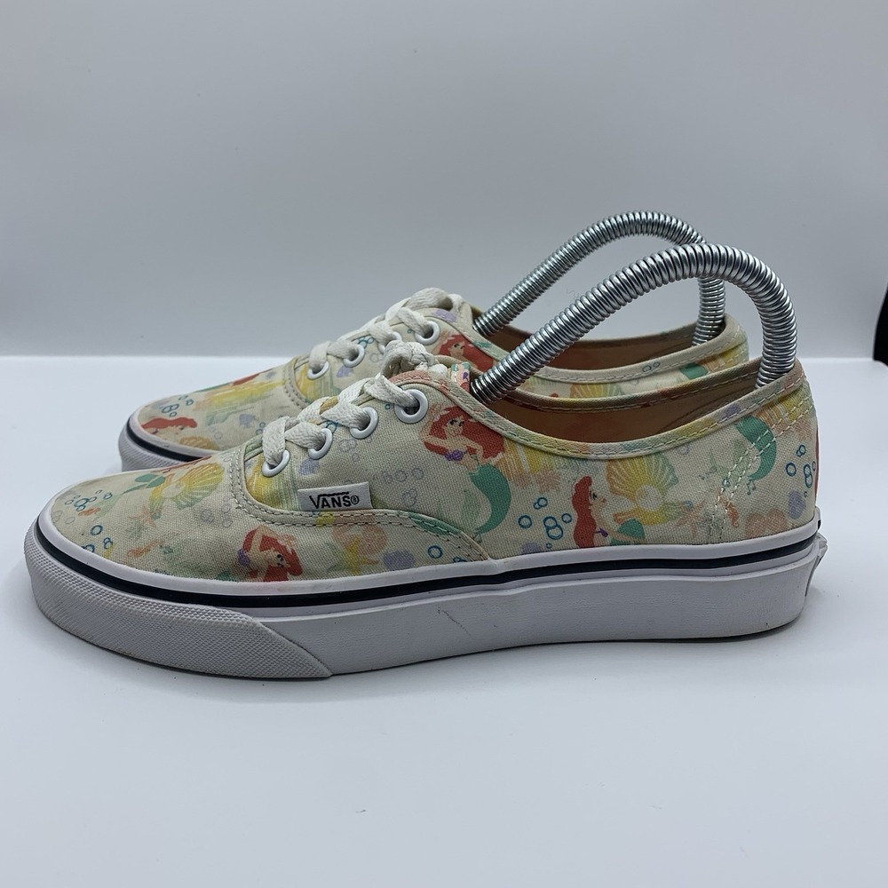 RARE Vans x Disney Little Mermaid Authentic Sneakers Limited Edition Women's 7